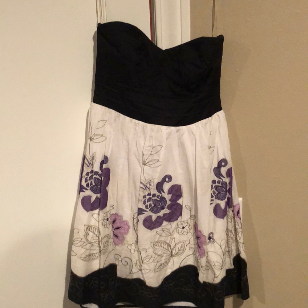Floral Strapless Dress
